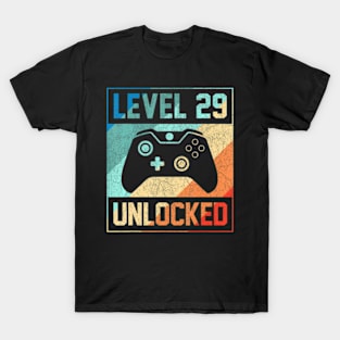 Level 29 Video 29th Birthday T-Shirt